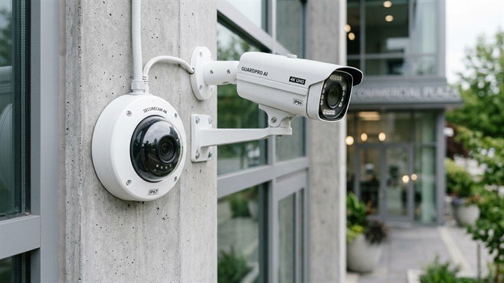 Industrial security CCTV surveillance camera system