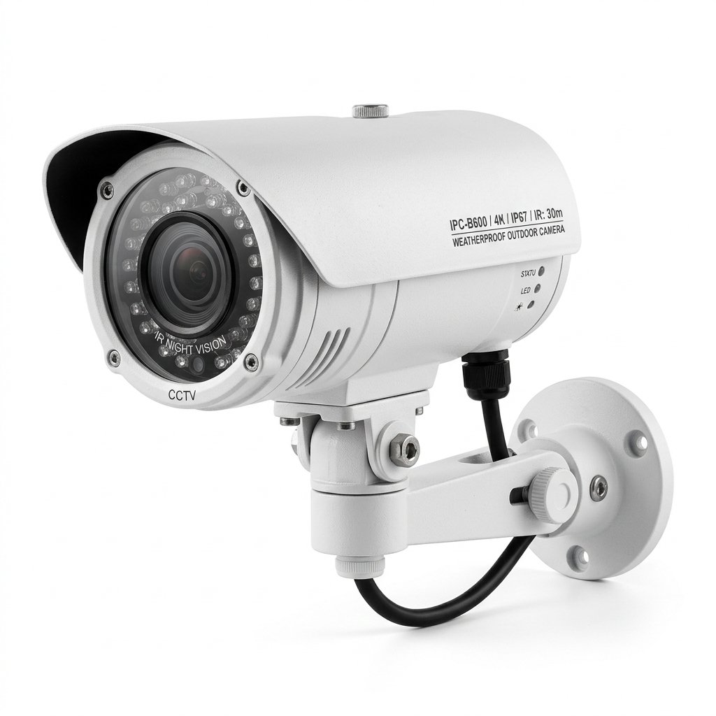 Bullet surveillance camera for outdoor security